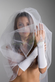 Bridal gloves R-43